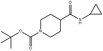 4-(环丙基氨基甲酰基)哌啶-1-羧酸叔丁酯