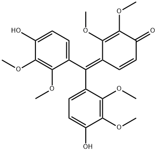 4-[Bis(4-hydroxy-2,3-dimethoxyphenyl)methylene]-2,3-dimethoxy-2,5-cyclohexadien-1-one