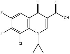 8-氯-1-环丙基-6,7-二氟-1,4-二氢-4-氧代喹啉-3-羧酸