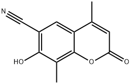 6-cyano-7-hydroxy-4,8-dimethylcoumarin