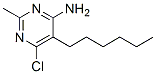 6-chloro-5-hexyl-2-methyl-pyrimidin-4-amine