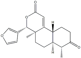 4β-(3-Furyl)-4,4a,5,6,6aβ,7,10,10aα-octahydro-4aβ,7β-dimethyl-2H-naphtho[2,1-c]pyran-2,8(9H)-dione