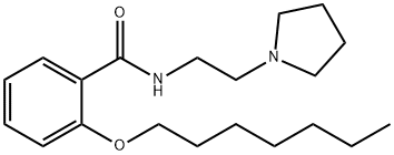 o-(Heptyloxy)-N-[2-(1-pyrrolidinyl)ethyl]benzamide