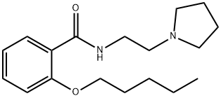 o-(Pentyloxy)-N-[2-(1-pyrrolidinyl)ethyl]benzamide