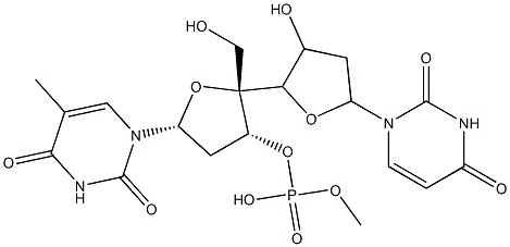 thymidylyl-(3'-5')deoxyuridine