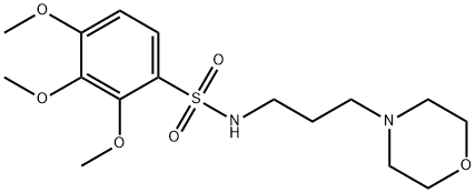 2,3,4-trimethoxy-N-(3-morpholin-4-ylpropyl)benzenesulfonamide