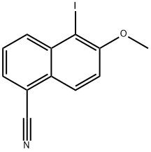 1-CYANO-5-IODO-6-METHOXYNAPHTHALENE