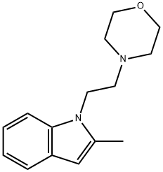 4-[2-(2-methylindol-1-yl)ethyl]morpholine