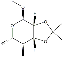 methyl-4,6-dideoxy-2,3-O-isopropylidene-4-methylpyranoside