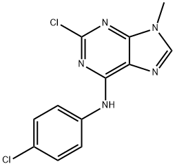 2-chloro-N-(4-chlorophenyl)-9-Methyl-9H-purin-6-aMine