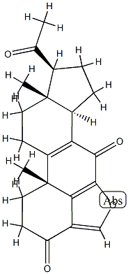 Pregn-5-eno[6,5,4-bc]furan-8-ene-3,7,20-trione