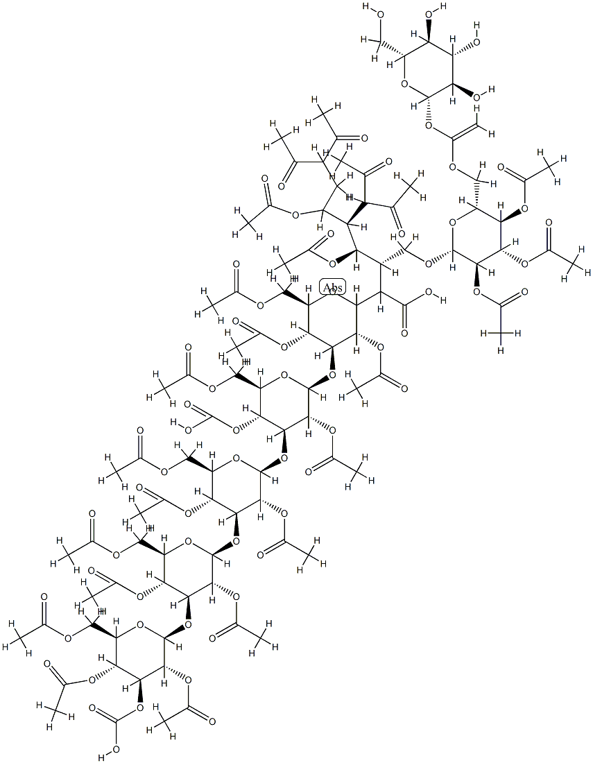 peracetyl(Glu(1-3))(7)glucitol