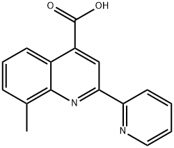 8-甲基-2-吡啶-2-基-喹啉-4-羧酸