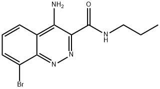 4-氨基-8-溴-N-丙基-3-噌啉甲酰胺