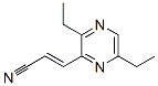 2-Propenenitrile,3-(3,6-diethylpyrazinyl)-,(E)-(9CI)