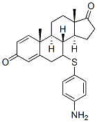 7-((4'-aminophenyl)thio)-1,4-androstadiene-3,17-dione