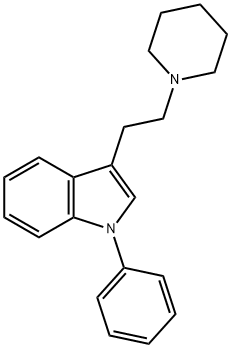 1-Phenyl-3-(2-piperidinoethyl)indole