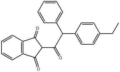 2-[(4-Ethylphenyl)-phenylacetyl]-indan-1,3-dione