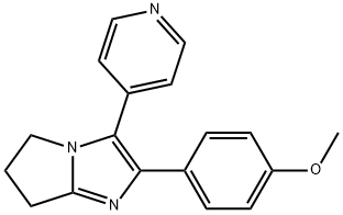 2-(4-methoxyphenyl)-3-(4-pyridyl)-6,7-dihydro-(5H)-pyrrolo(1,2-a)imidazole