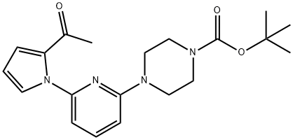 4-[6-(2-乙酰基-1H-吡咯-1-基)-2-吡啶基]-1-哌嗪羧酸叔丁酯