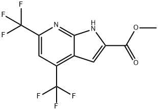 4,6-双(三氟甲基)-1H-吡咯并[2,3-B]吡啶-2-羧酸甲酯