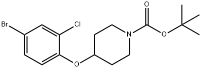 1-N-BOC-4-(4-溴-2-氯苯氧基)哌啶