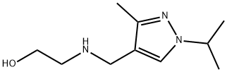 2-(((1-异丙基-3-甲基-1H-吡唑-4-基)甲基)氨基)乙烷-1-醇