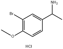 1-(3-溴-4-甲氧基苯基)乙-1-胺盐酸盐