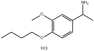 1-(4-丁氧基-3-甲氧苯基)乙烷-1-胺盐酸