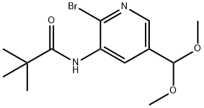 N-(2-Bromo-5-(dimethoxymethyl)pyridin-3-yl)-pivalamide