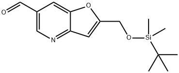 2-((tert-Butyldimethylsilyloxy)methyl)-furo[3,2-b]pyridine-6-carbaldehyde