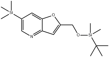 2-(((叔丁基二甲基甲硅烷基)氧基)甲基)-6-(三甲基甲硅烷基)呋喃并[3,2-B]吡啶