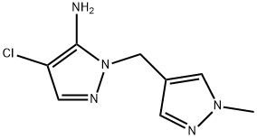 4-氯-1-[(1-甲基-1H-吡唑-4-基)甲基]-1H-吡唑-5-胺