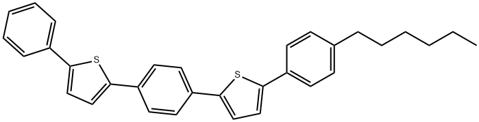 2-(4-己基苯基)-5-[4-(5-苯基-2-噻吩基)苯基]噻吩