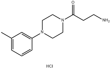 3-氨基-1-[4-(3-甲基苯基)哌嗪-1-基]丙烷-1-酮盐酸盐