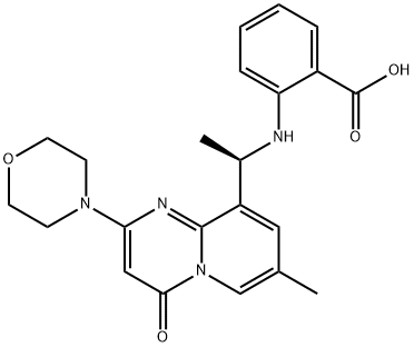 2-[[(1R)-1-[7-甲基-2-(4-吗啉)-4-氧代-4H-吡啶并[1,2-A]嘧啶-9-基]乙基]氨基]苯甲酸