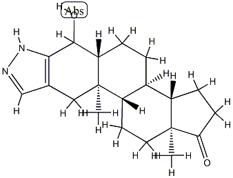 4-Hydroxyprostanozol-17-ketone