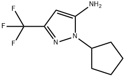 1-cyclopentyl-3-(trifluoromethyl)-1H-pyrazol-5-amine