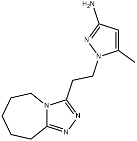 5-甲基-1-(2-(6,7,8,9-四氢-5H-[1,2,4]三唑并[4,3-A]氮杂-3-基)乙基)-1,2-二氢-3H-吡唑-3-亚胺