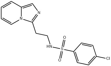 4-chloro-N-[2-(imidazo[1,5-a]pyridin-3-yl)ethyl]benzenesulfonamide