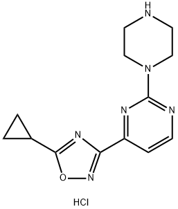 4-(5-环丙基-1,2,4-恶二唑-3-基)-2-哌嗪-1-基嘧啶二盐酸盐
