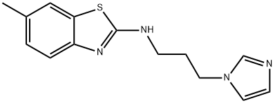 N-[3-(1H-IMIDAZOL-1-YL)PROPYL]-6-METHYL-1,3-BENZOTHIAZOL-2-AMINE