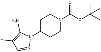 4-(5-氨基-4-甲基-1H-吡唑-1-基)哌啶-1-甲酸叔丁酯