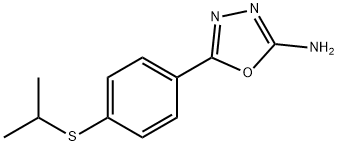 5-[4-(ISOPROPYLTHIO)PHENYL]-1,3,4-OXADIAZOL-2-AMINE