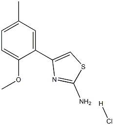 4-(2-甲氧基-5-甲基苯基)噻唑-2-胺盐酸盐