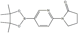 1-(5-(4,4,5,5-四甲基-1,3,2-二氧杂环戊硼烷-2-基)吡啶-2-基)吡咯烷-2-酮