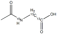 N-Acetylglycine-13C2,15N