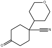 4-OXO-1-(TETRAHYDRO-2H-PYRAN-4-YL)-CYCLOHEXANECARBONITRILE