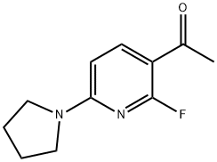 1-(2-Fluoro-6-(pyrrolidin-1-yl)pyridin-3-yl)-ethanone