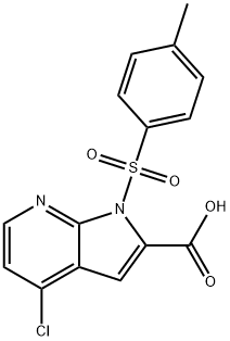 4-氯-1-对甲苯磺酰基-7-氮杂吲哚-2-羧酸